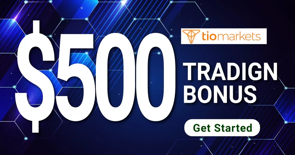 $500 Forex Trading Bonus from Tio Markets