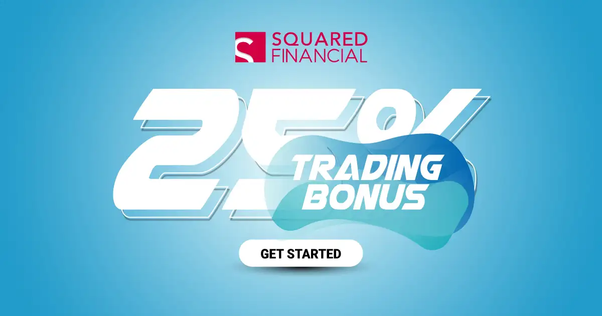 Latest Forex 25% Credit Bonus from Squared Financial