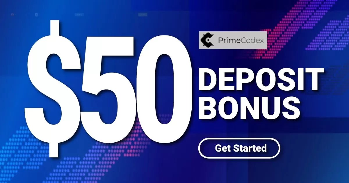 Get Amazing $50 Free Deposit Bonus with PrimeCodex