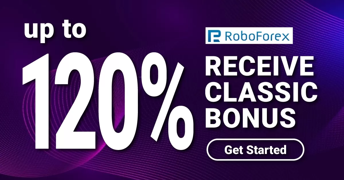 Gain RoboForex up to 120% Free Classic Bonus