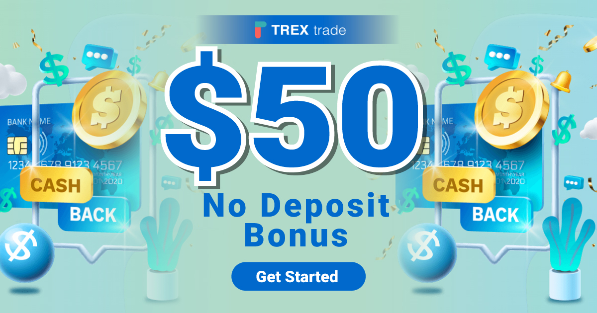 TREXtrade 50 USD Forex No Deposit Bonus Bonus
