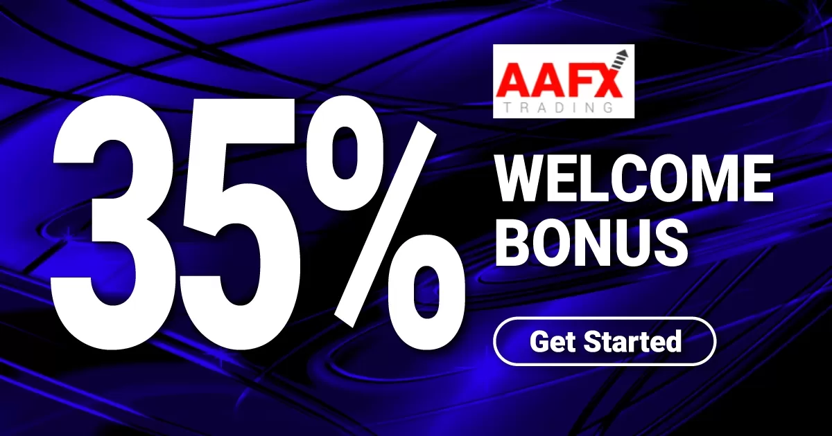 35% AAFX Welcome Bonus Promotion offer