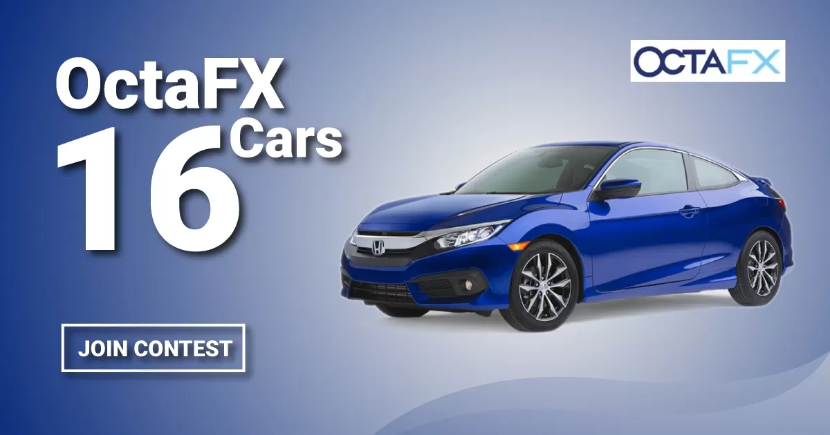 Be a participant in Live Contest and Get 16 Cars on OctaFX
