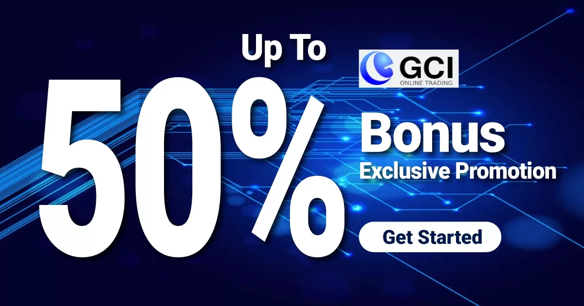 50% Deposit Bonus By GCI trading
