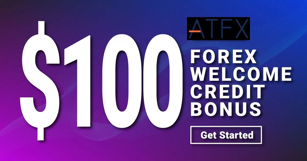 GET $100 FOREX WELCOME CREDIT BONUS FROM ATFX