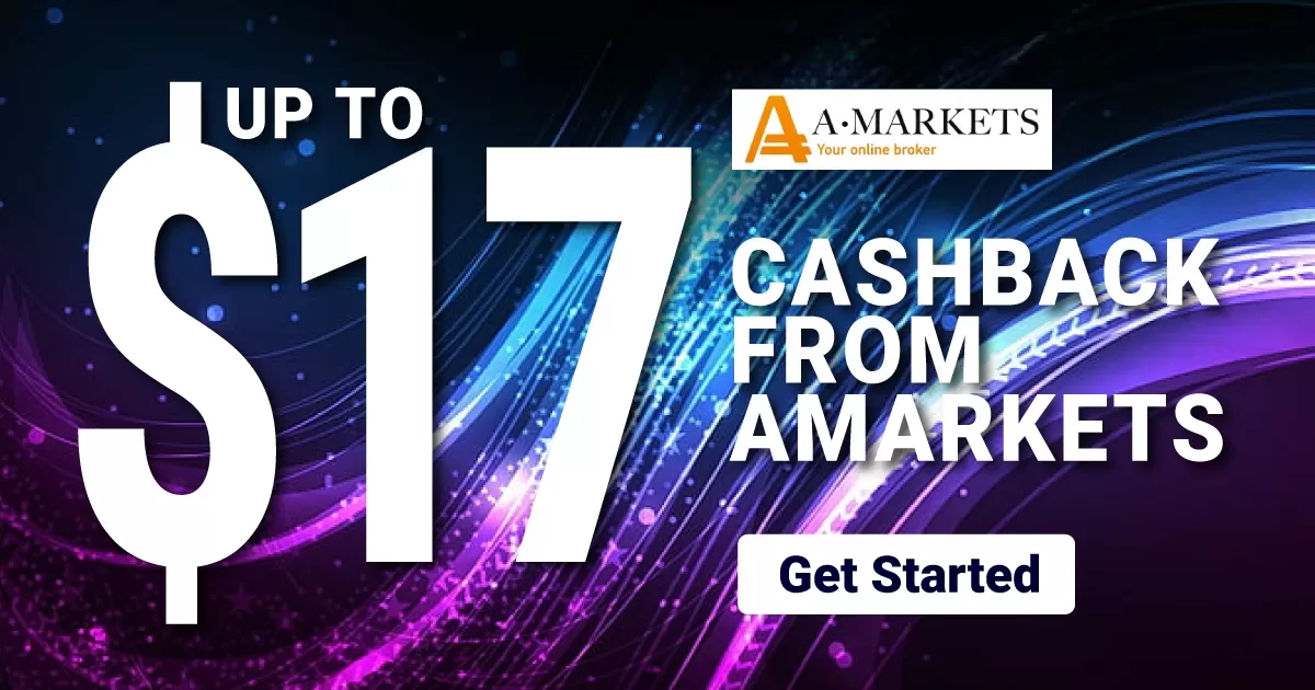 Get Up to $17 Every lot Cashback from AMarkets