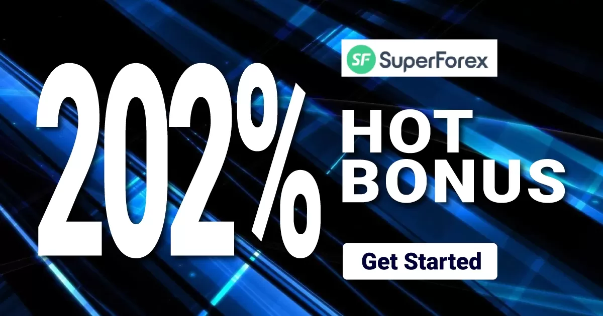 SuperForex 202% Hot Forex Trading Bonus