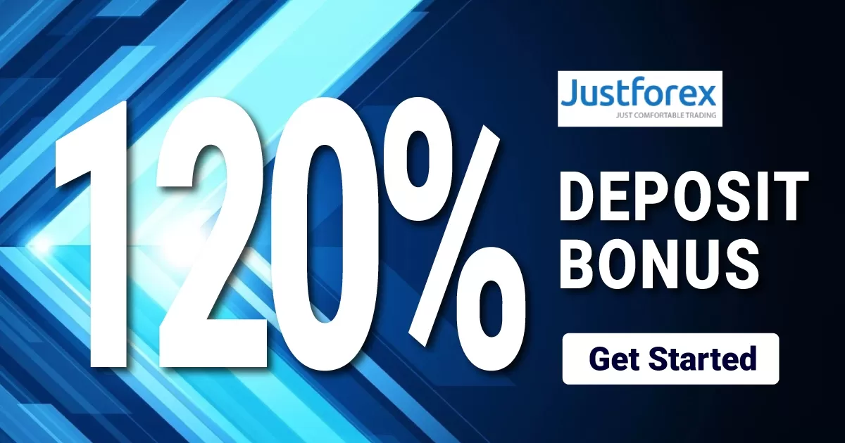 Just Forex 120% Forex Deposit Bonus