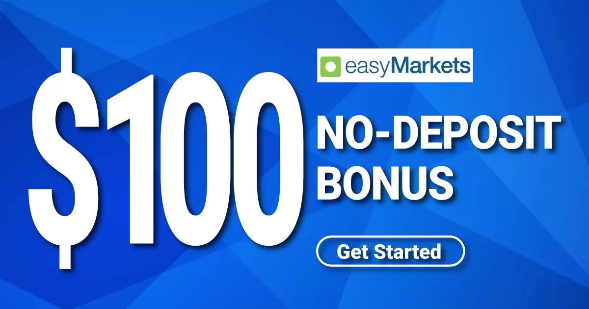 Enjoy EasyMarkets Giveaway $100 No Deposit Bonus
