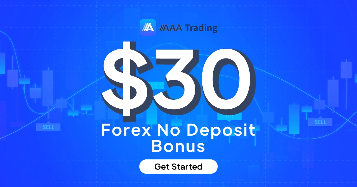 AAA Trading offers a $30 No Deposit Bonus Forex!