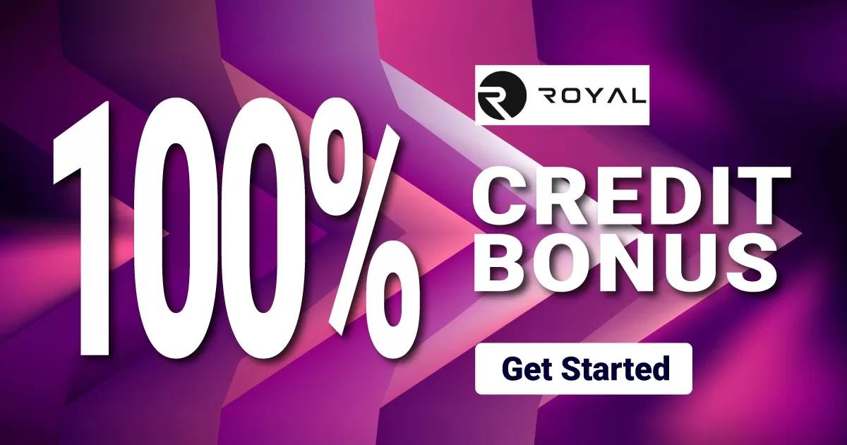 100% Royal Forex Deposit Credit Bonus