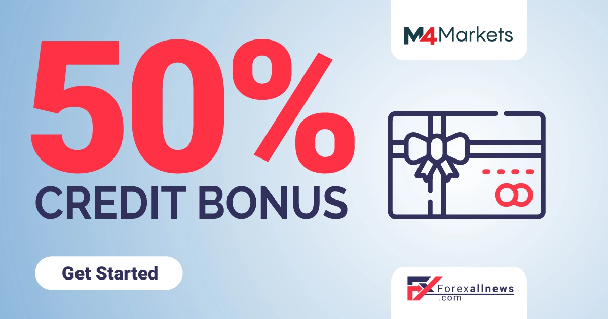 M4Markets 50% Forex Trading Credit Bonus