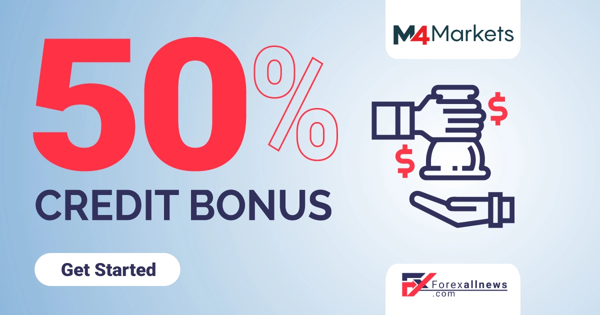 M4Markets 50% Forex Trading Credit Bonus for you