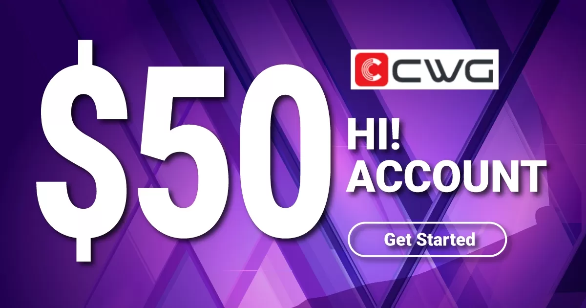 Pick CWG $50 Hi! Account Forex No Deposit Bonus