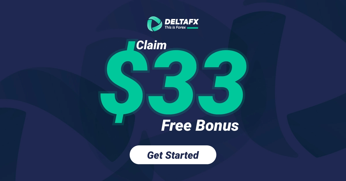 DeltaFX $33 Withdrawable Forex No Deposit Bonus