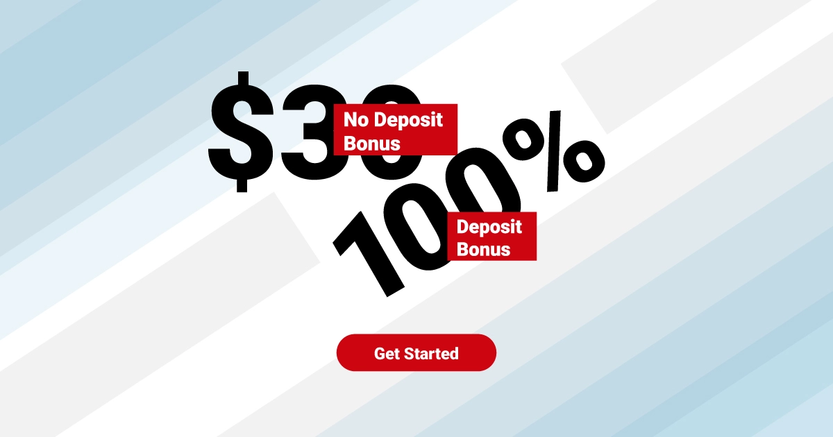 Forex 30 USD No Deposit Bonus and 100 percent Deposit Bonus HFM