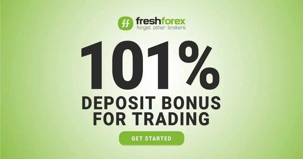 FreshForex 101% New Deposit Bonus for Forex Support