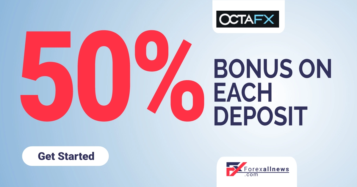 OctaFX 50% Free Tradable Forex Deposit Bonus 2022