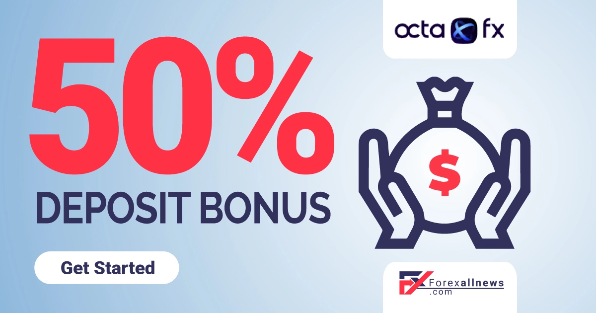 OctaFX 50% Forex Credit Bonus on Each Deposit For You