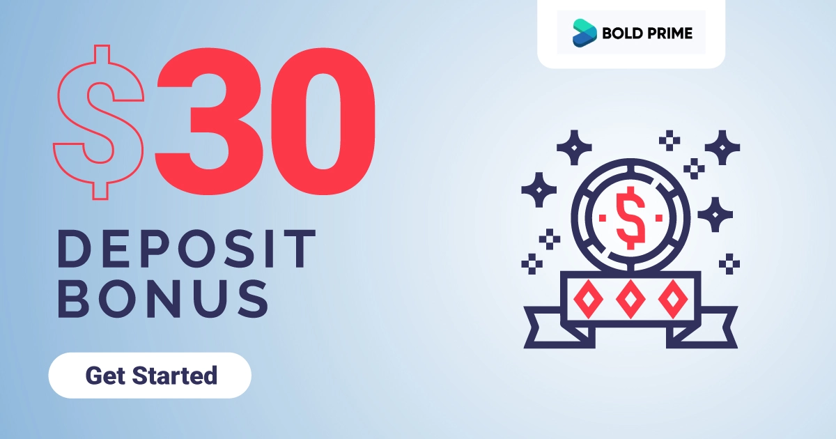 Bold Prime $30 USD Forex Free Welcome Bonus