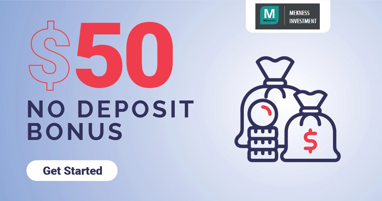 Mekness Investment 50 USD Forex No Deposit Bonus