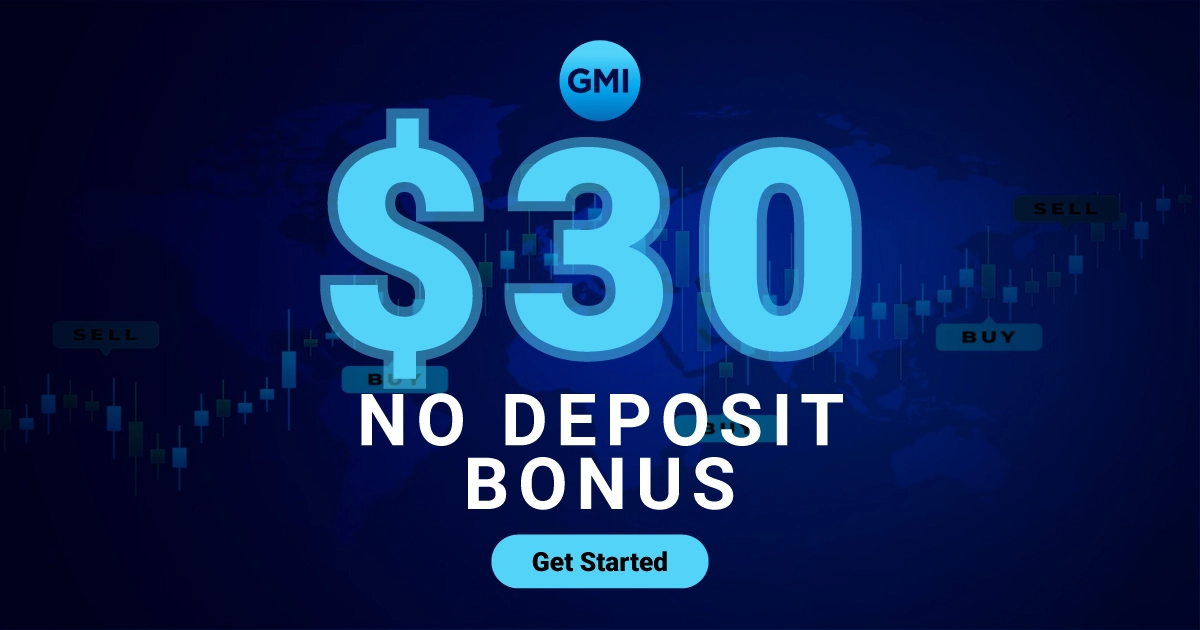 Receive a $30 Forex No Deposit Bonus from GMI Markets 