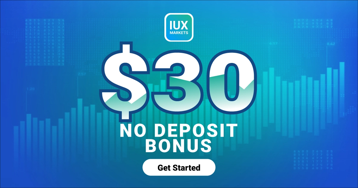 Forex Free 30 USD No Deposit Bonus offered by IUX Markets
