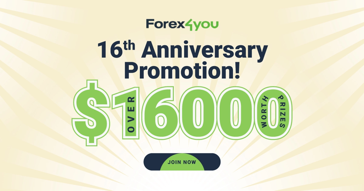 Forex Trading Lucky Draw of over 16000 USD on Forex4you Anniversary