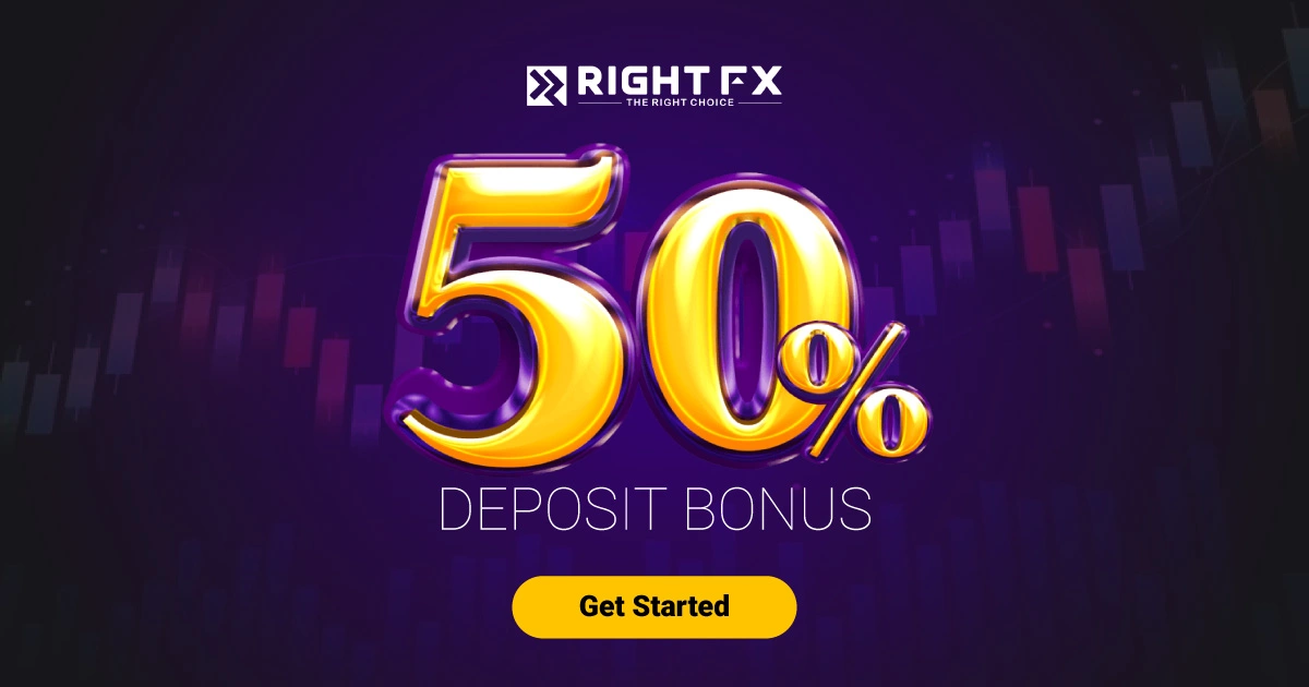 RightFX new 50% Forex Welcome Deposit Bonus!