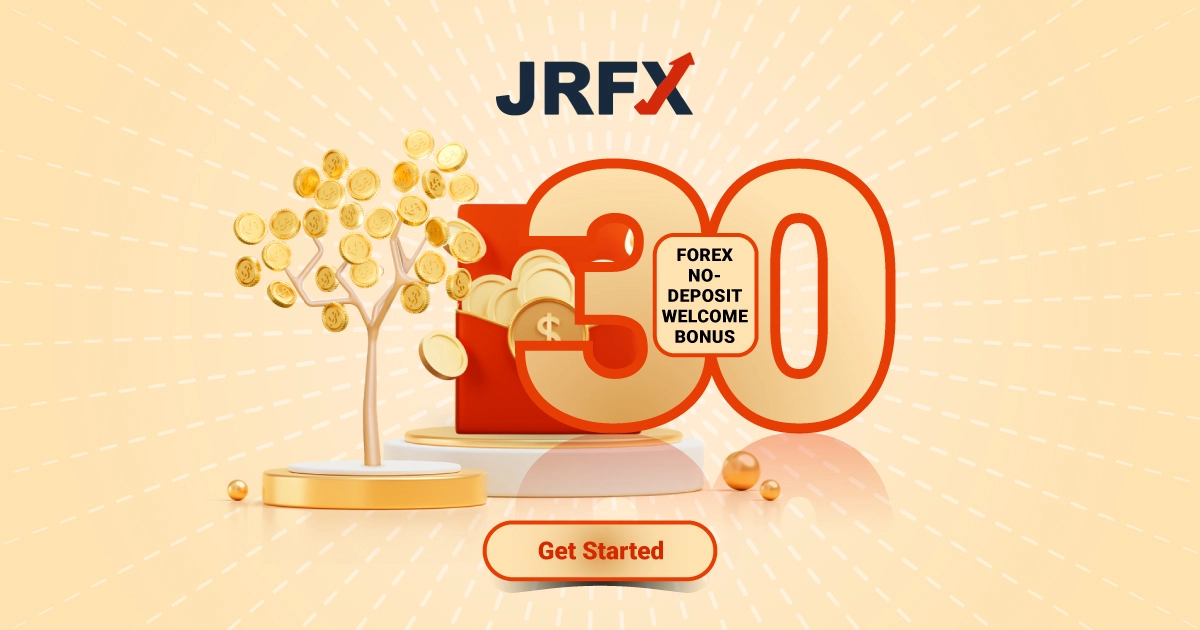 Get a Forex Welcome $30 No Deposit Bonus at JRFX