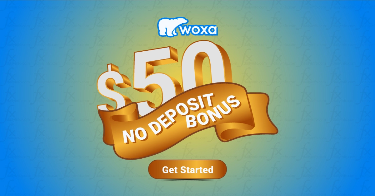 Woxa $50 Free Forex Account Opening Bonus 