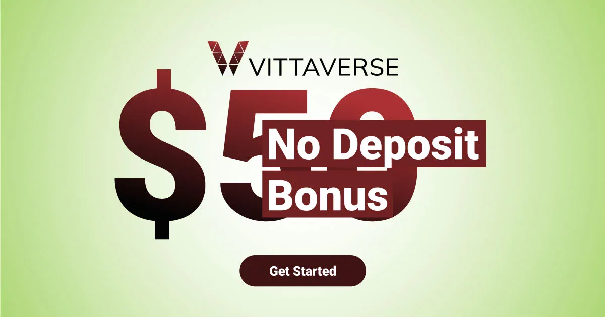 Free Forex $50 No Deposit Bonus for all by Vittaverse