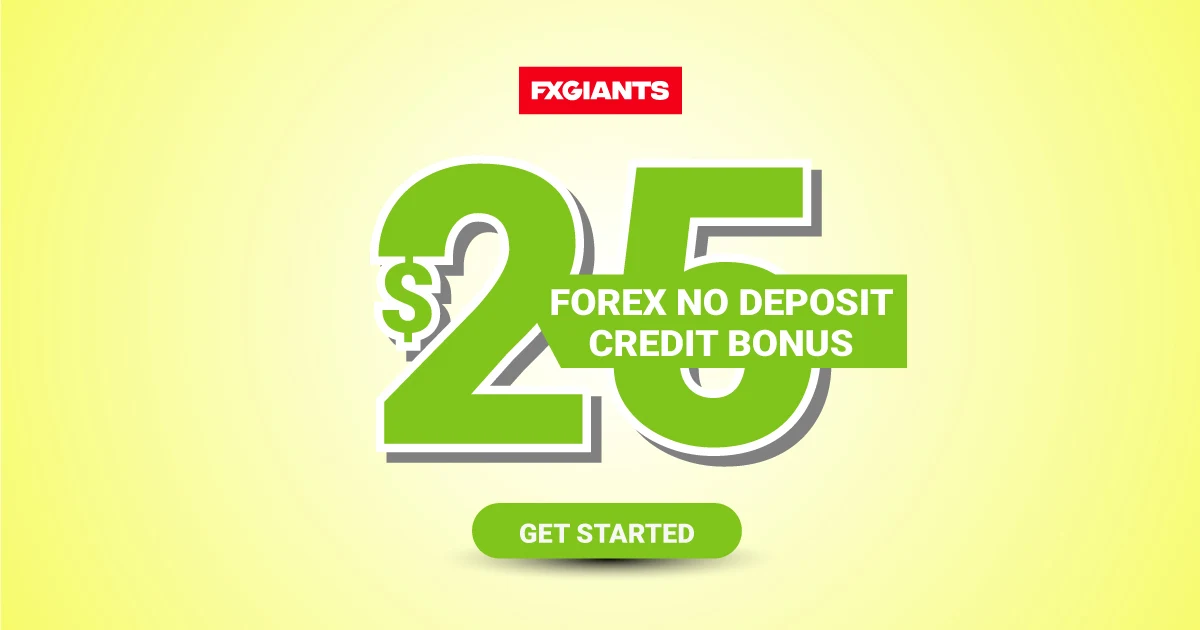 Forex $25 FXGiants New No Deposit Credit Bonus Promotion