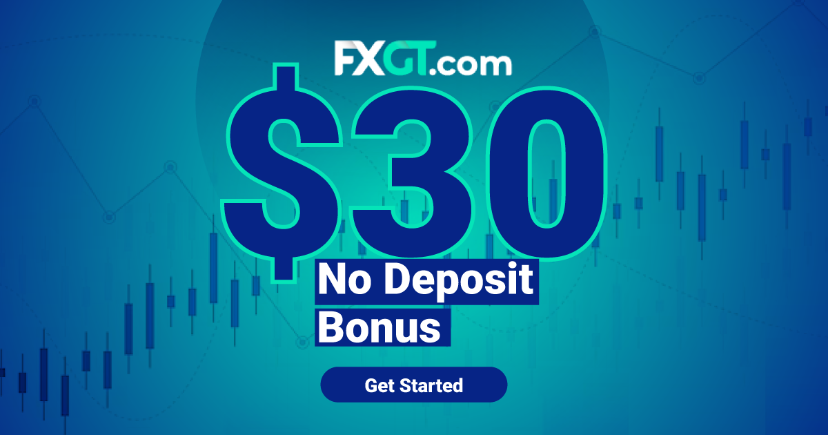 FXGT.com Forex $30 No Deposit Bonus Promotion