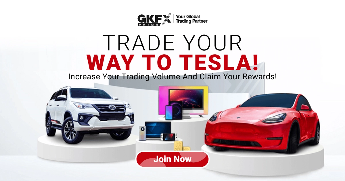 Win a Trading Contest & you may win a Tesla Model Y - GKFXPrime