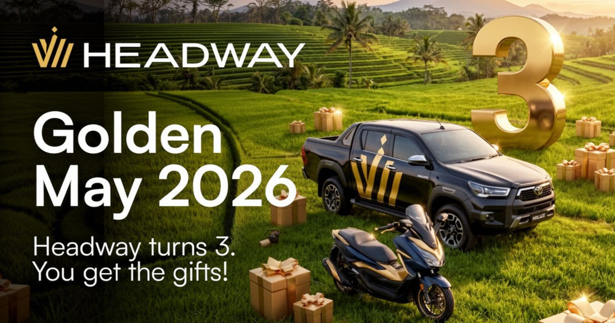Headway Marks Its Third Anniversary with Golden May Giveaway