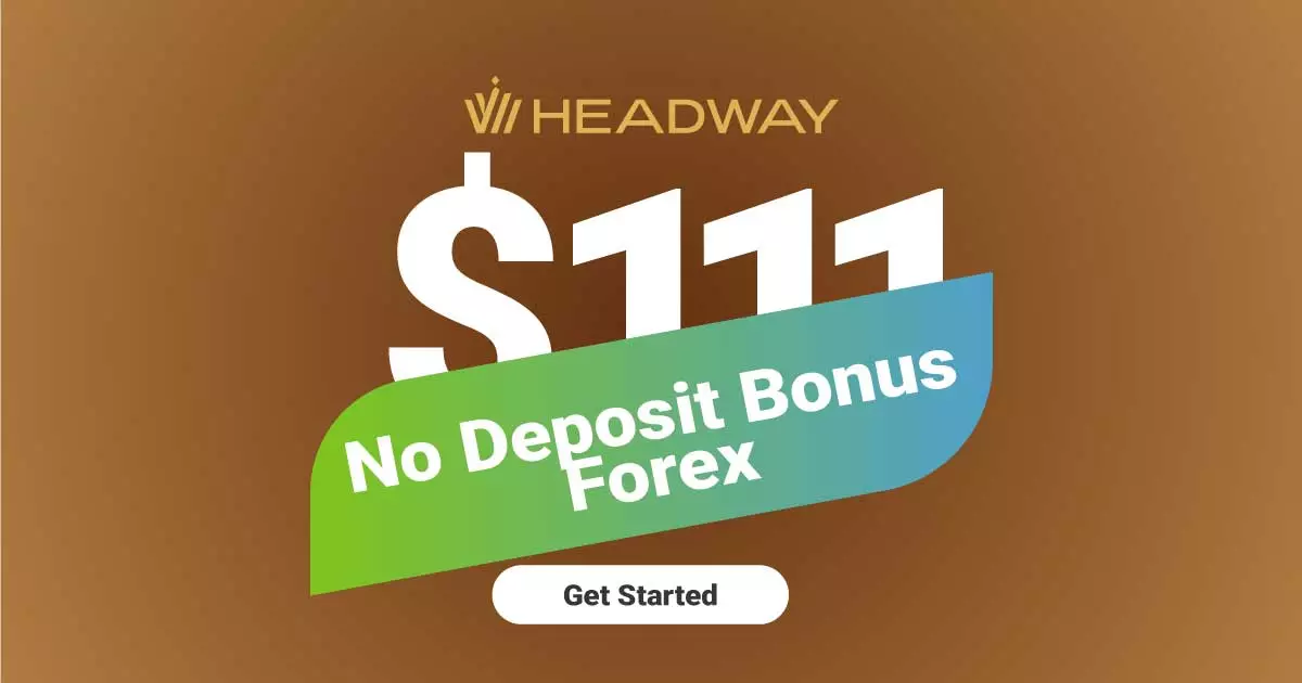Headway Forex $111 Welcome Trading No Deposit Bonus