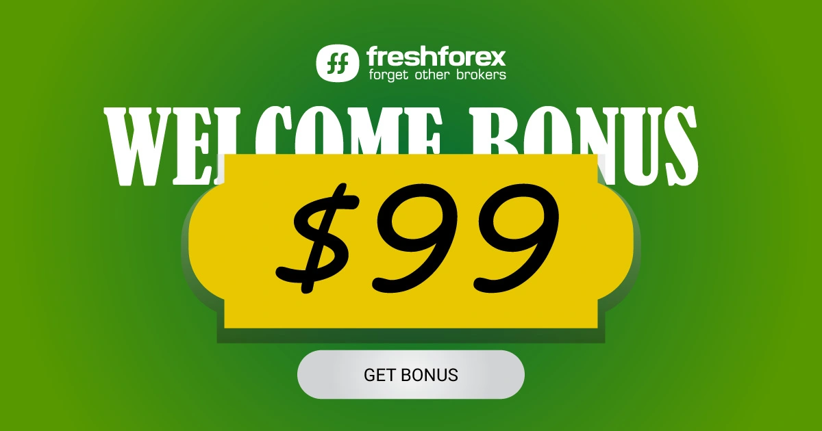 Get a Free Forex $99 Welcome Bonus with Fresh Forex Now!