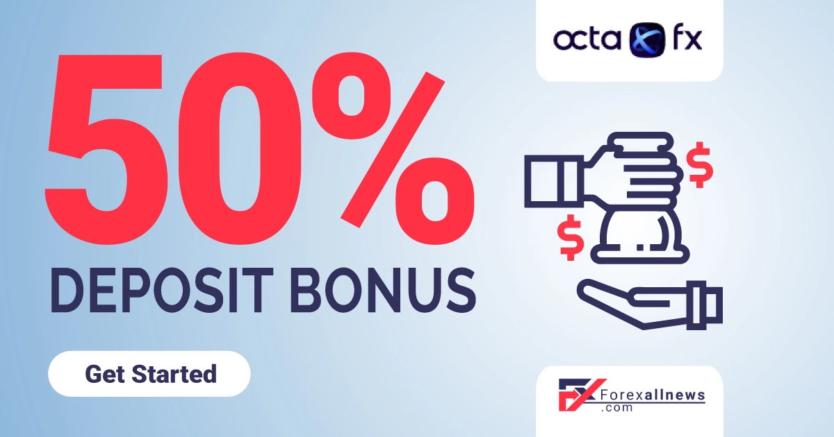 OctaFX Forex 50% Bonus Money on Every Deposit