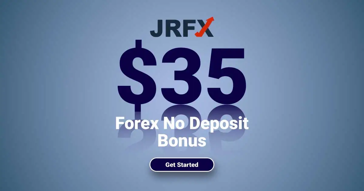 JRFX offers Free $35 No Deposit bonus for Forex trading