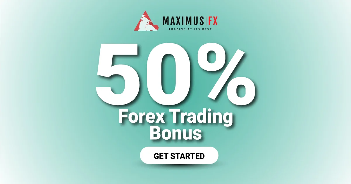 Forex Trading Bonus with 50% Free Credit by MaximusFX