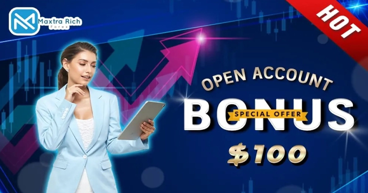 Maxtra Rich 100 USD Forex Deposit Bonus 2022