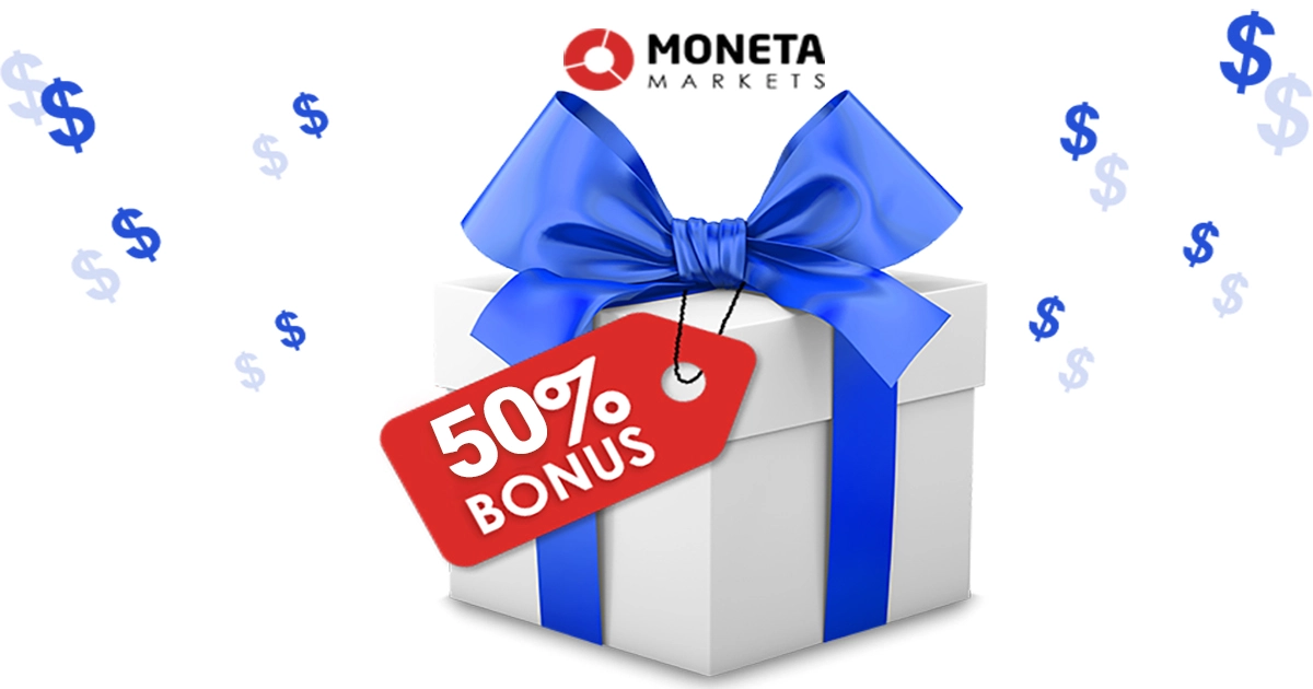 50% Trading Forex Credit Bonus at Moneta Markets