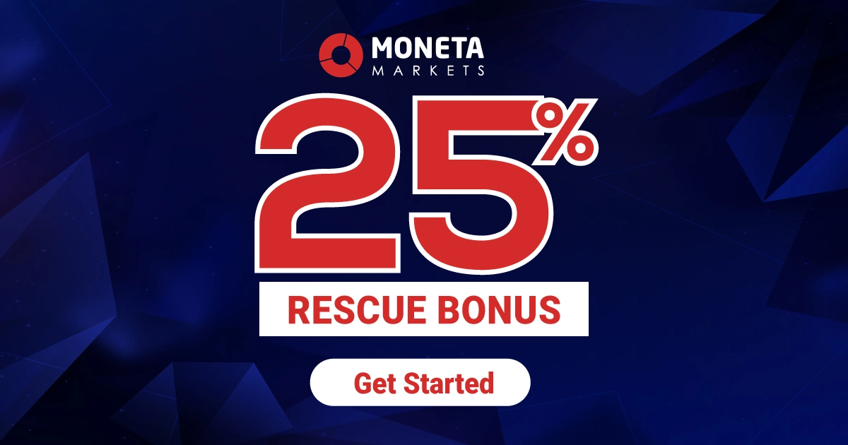 Moneta Markets new Forex 25% Rescue Bonus for all