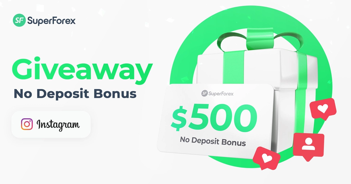 500 USD Instagram Free No Deposit Trading Bonus