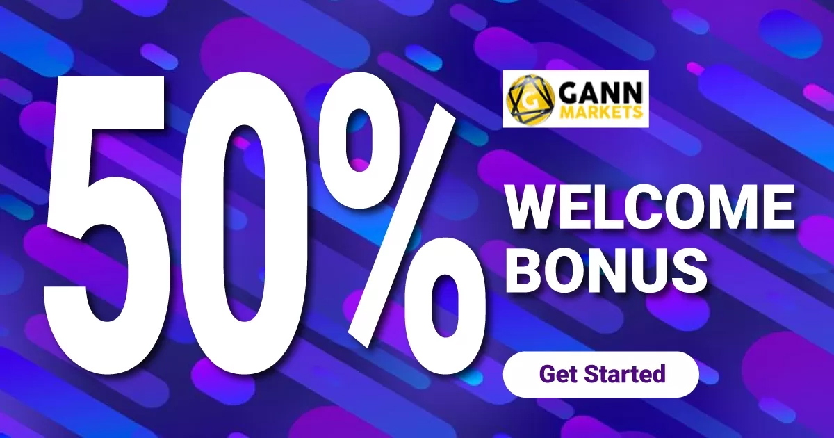 Get 50% Forex Welcome Bonus on GANNMarkets
