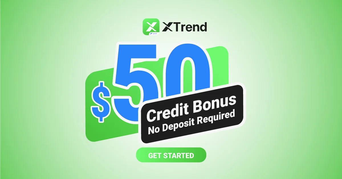 Forex Free $50 Latest No Deposit Bonus at XTrend Speed